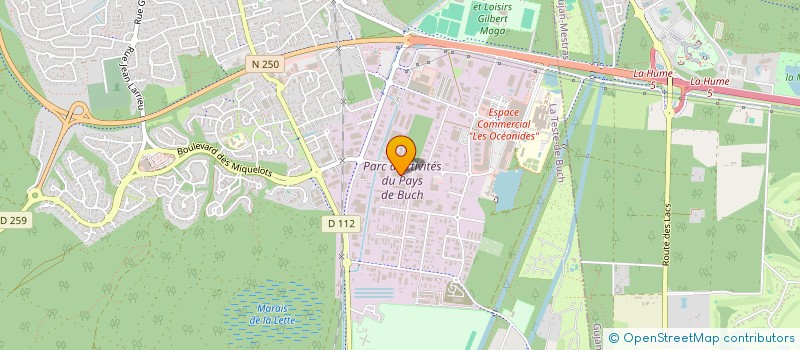 localisation de l'entreprise WENDEL LA TESTE à LA TESTE-DE-BUCH
