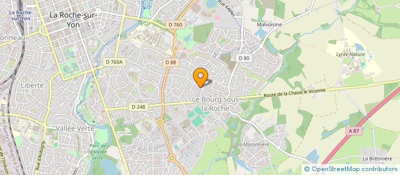 localisation de l'entreprise WENDELIN à LA ROCHE-SUR-YON