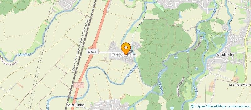 localisation de l'entreprise WENDLING MARIE B  ICHTRATZHEIM