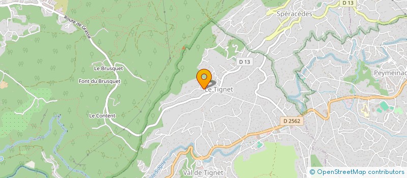 localisation de l'entreprise WENDY à LE TIGNET