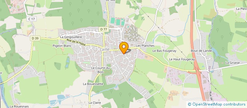 localisation de l'entreprise WENDY  LAILLE