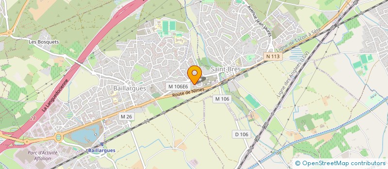 localisation de l'entreprise WENDY  BAILLARGUES