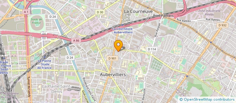 localisation de l'entreprise WENDY à AUBERVILLIERS