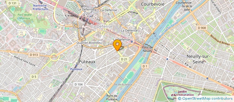 localisation de l'entreprise WENDY. C à PUTEAUX