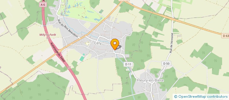 localisation de l'entreprise WENDY FOCUS HOLDING  CELY