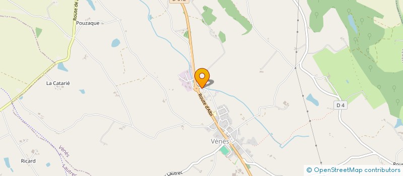 localisation de l'entreprise WENDY'S  VENES