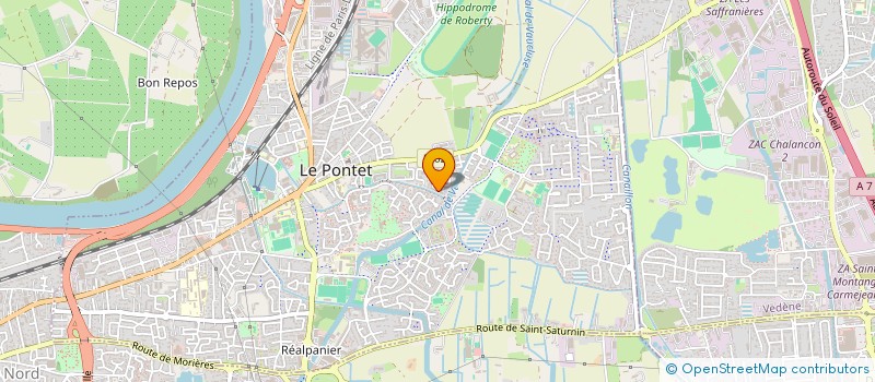 localisation de l'entreprise WENDY SARL  LE PONTET