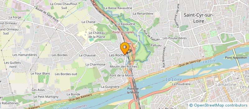 localisation de l'entreprise WENELL DECO  FONDETTES