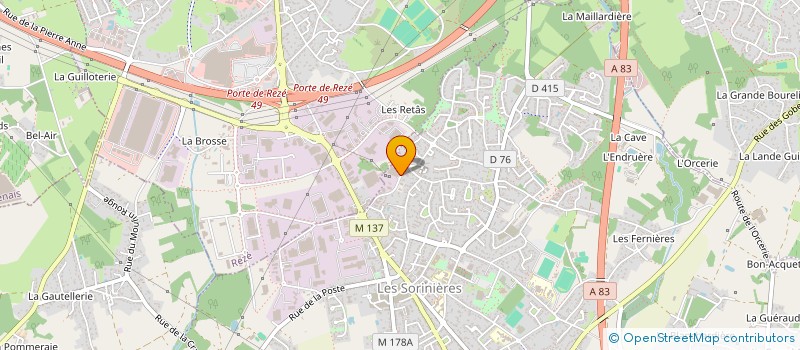 localisation de l'entreprise WENEO SOLUTIONS RECOUVREMENT & INVESTIGATION  REZE