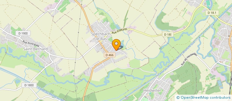 localisation de l'entreprise WENGER IMMOBILIER  SPECHBACH