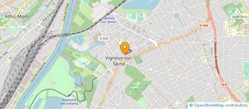 localisation de l'entreprise WENIX  ARPAJON