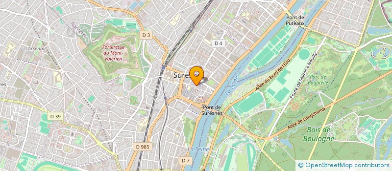 localisation de l'entreprise WENK END à SURESNES