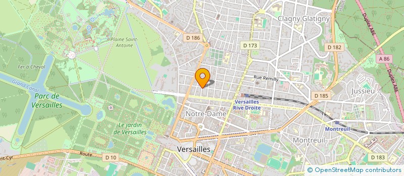 localisation de l'entreprise WENOV4IT à VERSAILLES