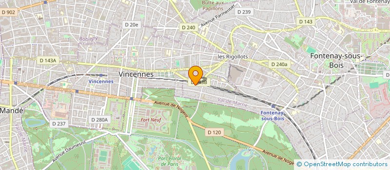 localisation de l'entreprise WENS GROUP à FONTENAY-SOUS-BOIS