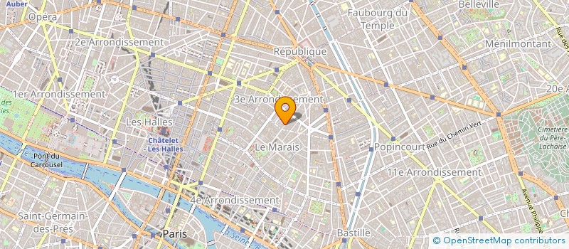 localisation de l'entreprise WENSONG à PARIS