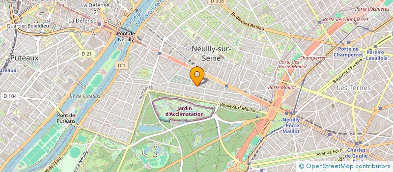 localisation de l'entreprise WENVISION à NEUILLY-SUR-SEINE