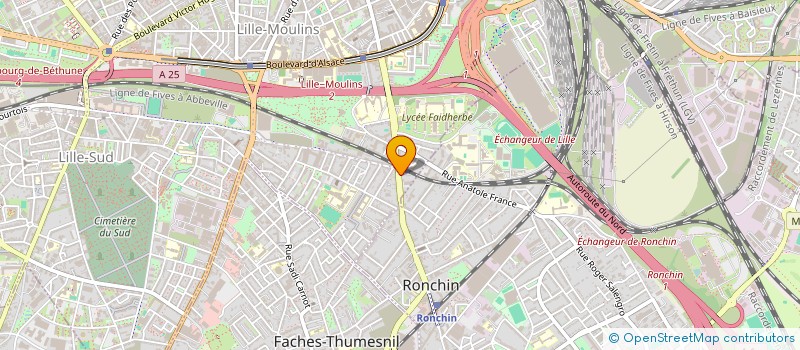 localisation de l'entreprise WENZE à LILLE