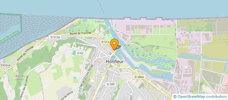 localisation de l'entreprise WENZEL ELECTRICITE à HONFLEUR