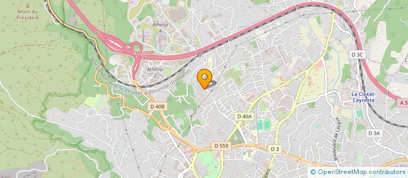 localisation de l'entreprise WEOCEAN EXPERTISE à LA CIOTAT