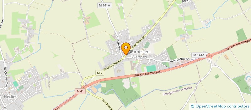 localisation de l'entreprise WEP DANCE  FOURNES-EN-WEPPES