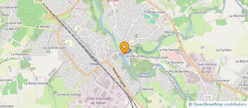 localisation de l'entreprise WEPA CONSULTING  CLISSON