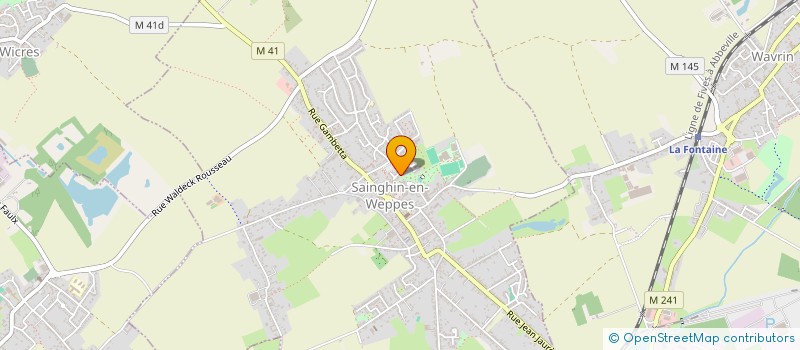 localisation de l'entreprise WEPPES-HAINAUT  SAINGHIN-EN-WEPPES