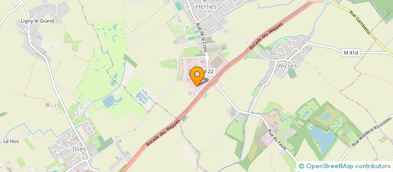 localisation de l'entreprise WEPPES PARTENAIRES  HERLIES