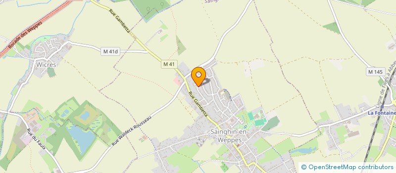 localisation de l'entreprise WEPPES UP  SAINGHIN-EN-WEPPES