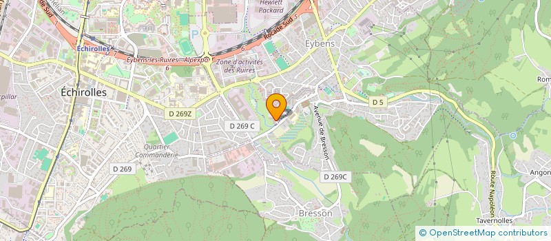 localisation de l'entreprise WEPPSPIRIT  EYBENS