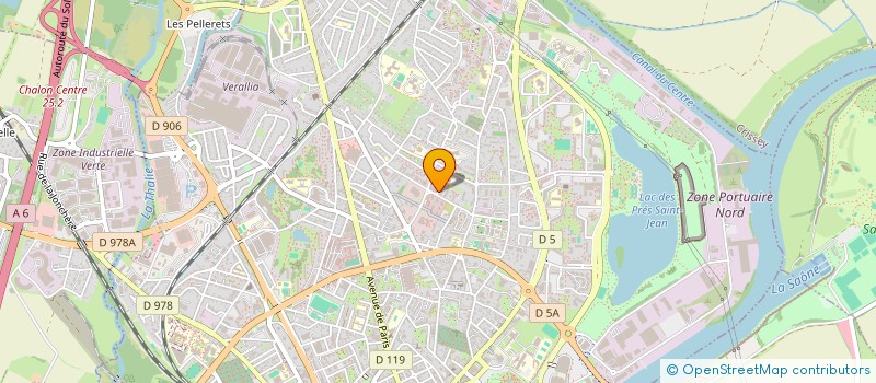 localisation de l'entreprise WEPRAOS  CHALON-SUR-SAONE