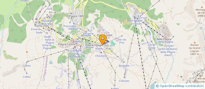 localisation de l'entreprise WEPWAWET  LA PLAGNE TARENTAISE