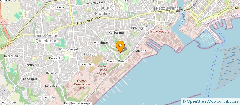 localisation de l'entreprise WERDER 2019  BREST