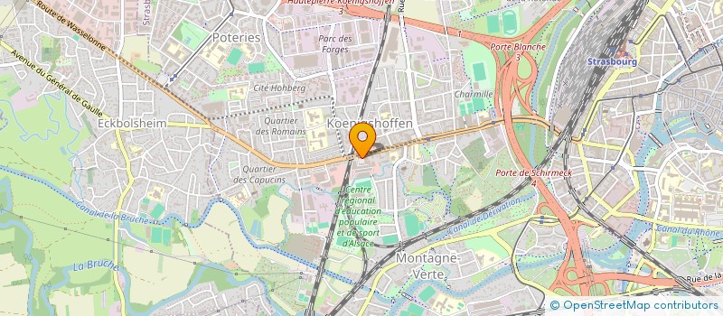 localisation de l'entreprise WEREADY à STRASBOURG