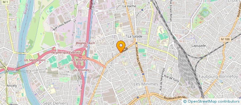 localisation de l'entreprise WEREBEL à TOULOUSE