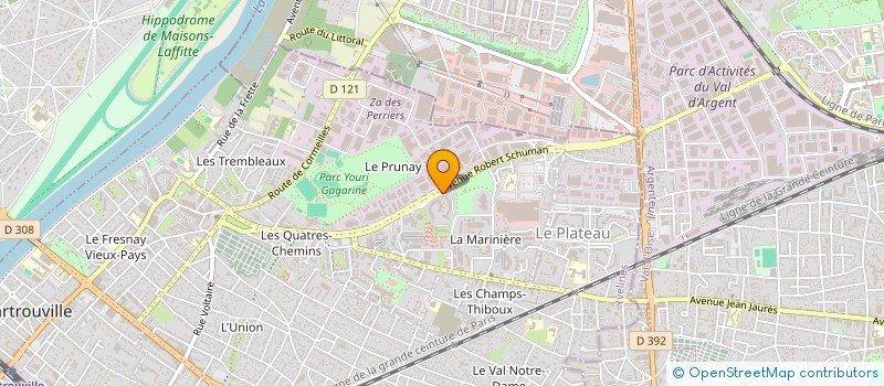 localisation de l'entreprise WERISK à SARTROUVILLE