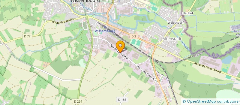 localisation de l'entreprise WERIT à WISSEMBOURG