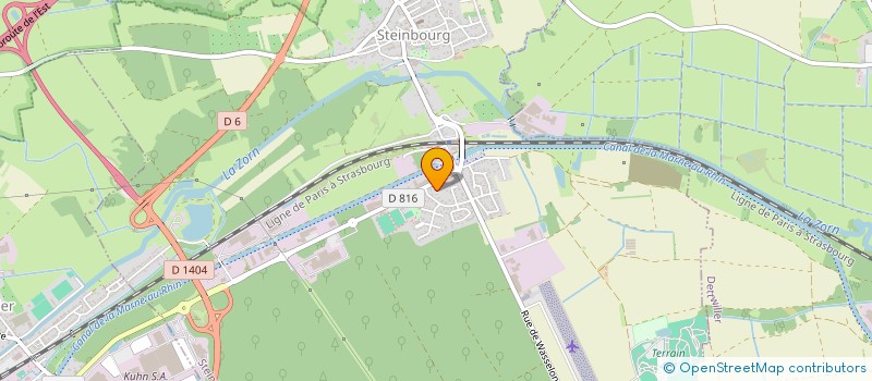 localisation de l'entreprise WERLE  STEINBOURG