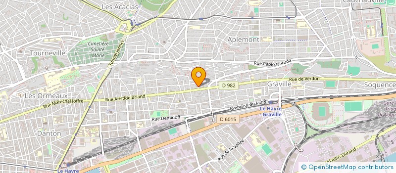 localisation de l'entreprise WERLEN IMMOBILIER à LE HAVRE