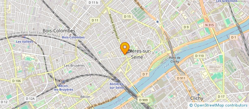 localisation de l'entreprise WERLEN IPSUM  ASNIERES-SUR-SEINE