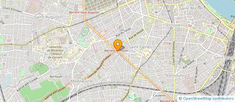 localisation de l'entreprise WERNER ET WENDY PINAULT à BORDEAUX