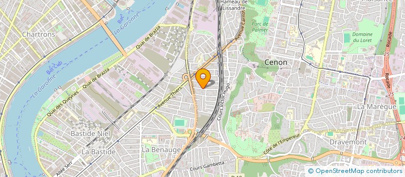 localisation de l'entreprise WEROOM  CENON