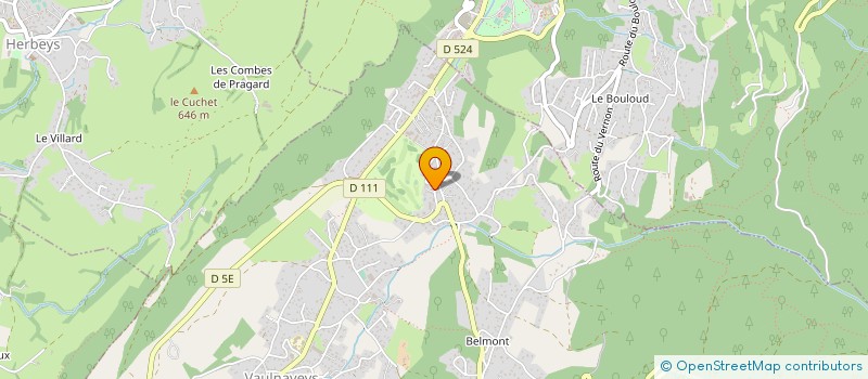 localisation de l'entreprise WERQUIN FINANCE CONSEIL à VAULNAVEYS-LE-HAUT