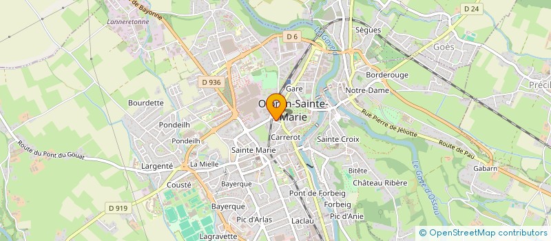 localisation de l'entreprise WERSOEUR  OLORON-SAINTE-MARIE