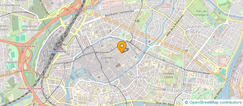 localisation de l'entreprise WERTH IMMOBILIER à STRASBOURG