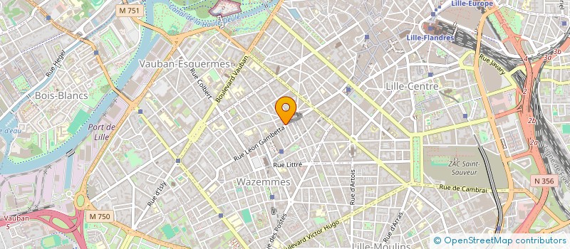 localisation de l'entreprise WERY à LILLE