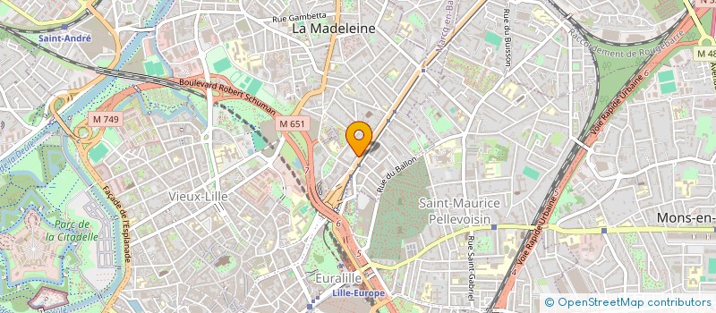 localisation de l'entreprise WESA à LA MADELEINE