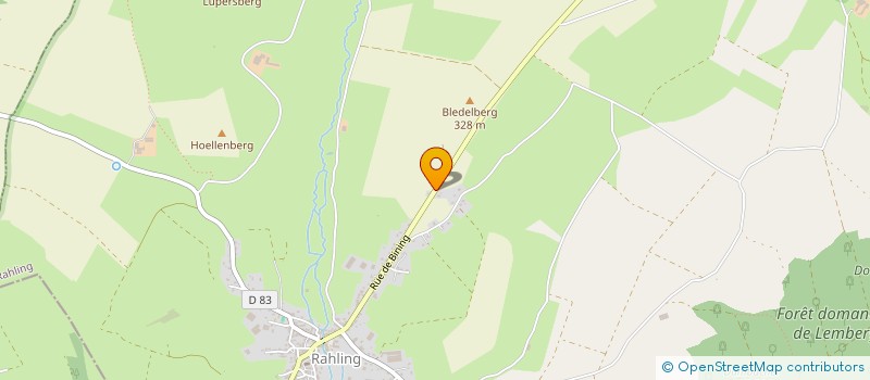 localisation de l'entreprise WESCH'NELL à ROHRBACH-LES-BITCHE