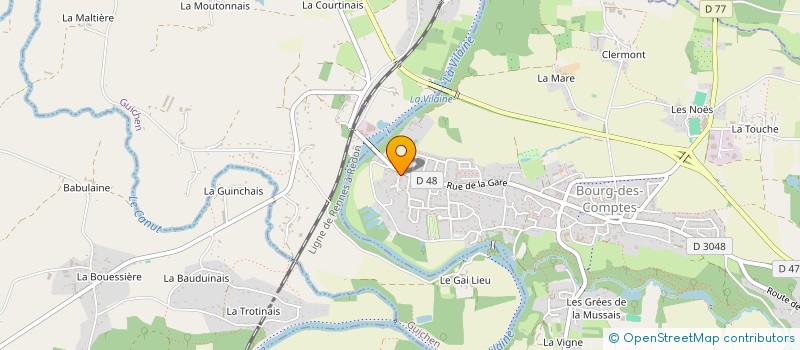 localisation de l'entreprise WESET  BOURG-DES-COMPTES