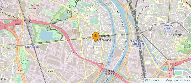 localisation de l'entreprise WESH  VILLENEUVE-LA-GARENNE