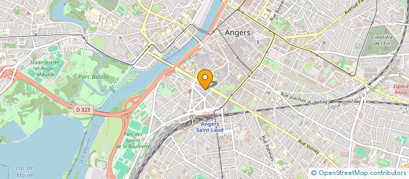 localisation de l'entreprise WESH'COM  ANGERS